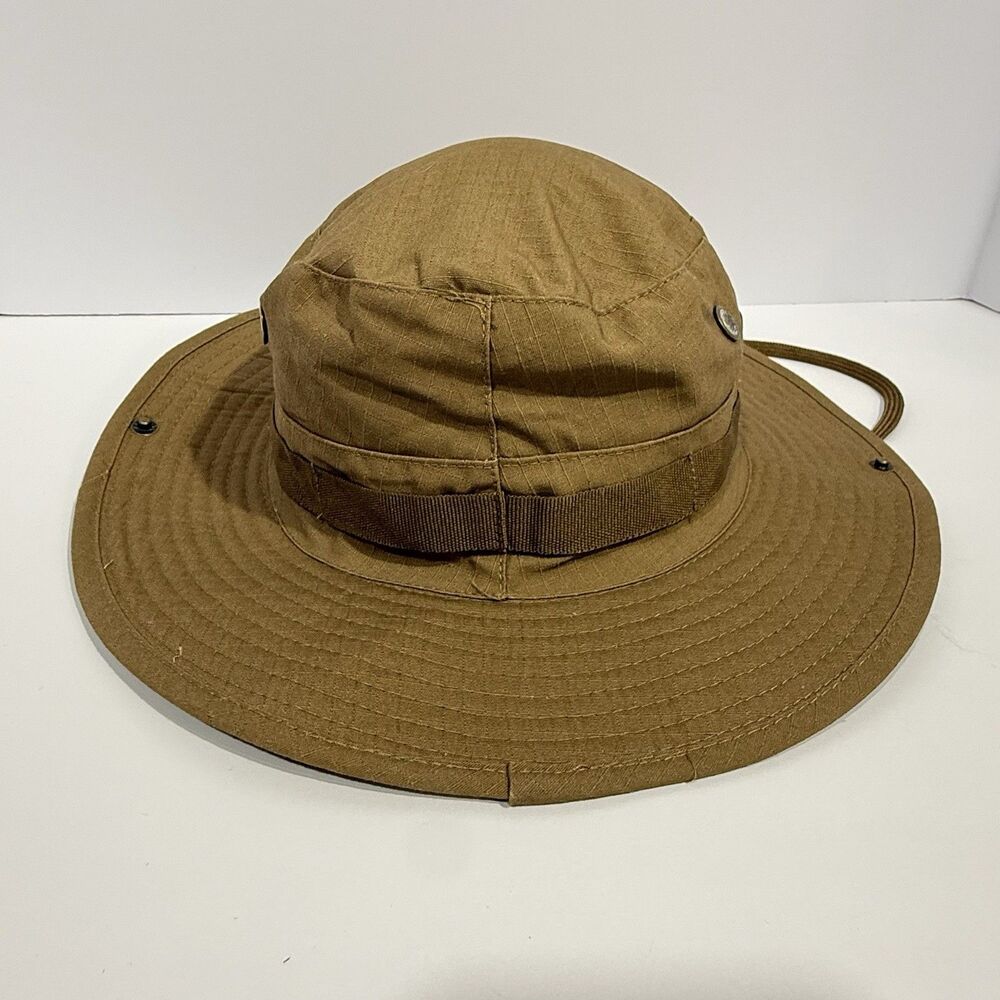 HOT SUN HOT WEATHER TYPE II BOONIE TAN SIZE XL 60 - Picture 10 of 16